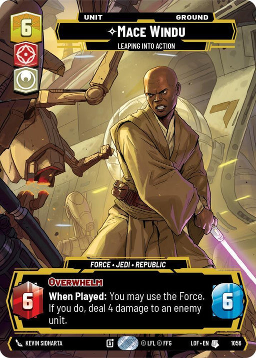 Mace Windu (1056) - Leaping into Action (Prestige) (1056) [Legends of the Force] - for just $1.20! 