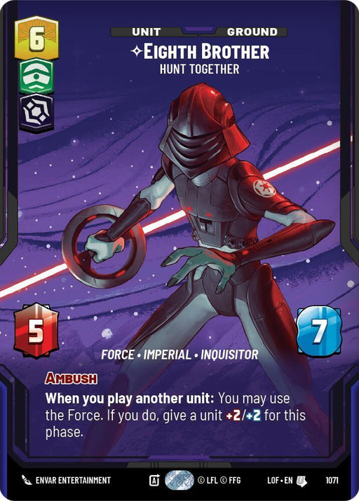 Eighth Brother (1071) - Hunt Together (Prestige Foil) (1071) [Legends of the Force] - for just $0.85! 