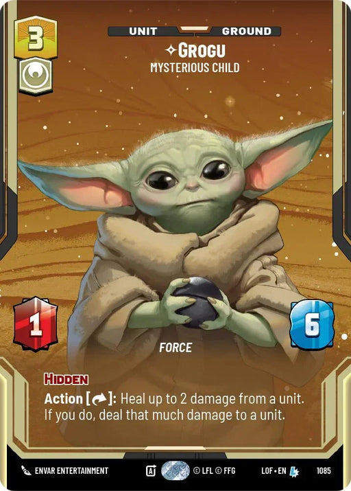 Grogu (1085) - Mysterious Child (Prestige Foil) (1085) [Legends of the Force] - for just $7.60! 
