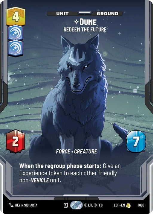 Dume (1088) - Redeem the Future (Prestige Foil) (1088) [Legends of the Force] - for just $1.75! 