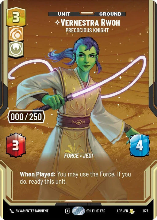 Vernestra Rwoh (1127) - Precocious Knight (Serialized) (1127) [Legends of the Force] - for just $56.95! 