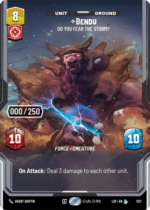 Bendu (1137) - Do You Fear the Storm? (Serialized) (1137) [Legends of the Force] - for just $58.50! 