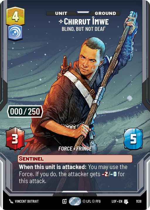 Chirrut Imwe (1138) - Blind, but not Deaf (Serialized) (1138) [Legends of the Force] - for just $36.85! 