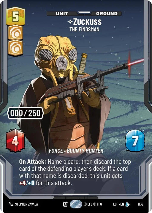 Zuckuss (1139) - The Findsman (Serialized) (1139) [Legends of the Force] - for just $50.35! 