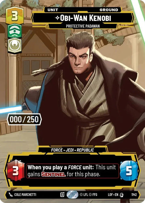 Obi-Wan Kenobi (1142) - Protective Padawan (Serialized) (1142) [Legends of the Force] - for just $100! 