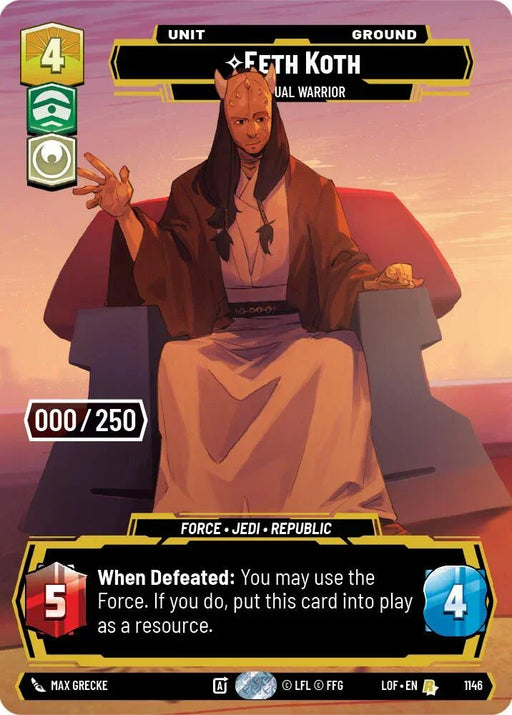 Eeth Koth (1146) - Spiritual Warrior (Serialized) (1146) [Legends of the Force] - for just $47.50! 