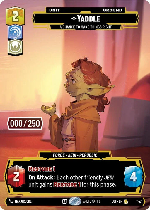 Yaddle (1147) - A Chance To Make Things Right (Serialized) (1147) [Legends of the Force] - for just $24.25! 