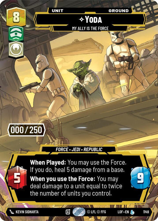 Yoda (1149) - My Ally is the Force (Serialized) (1149) [Legends of the Force] - for just $315! 