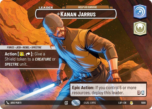 Kanan Jarrus (1008) - Help Us Survive (Showcase) (1008) [Legends of the Force] - for just $31.15! 