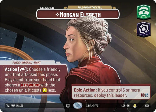 Morgan Elsbeth (1009) - Following the Call (Showcase) (1009) [Legends of the Force] - for just $11.45! 