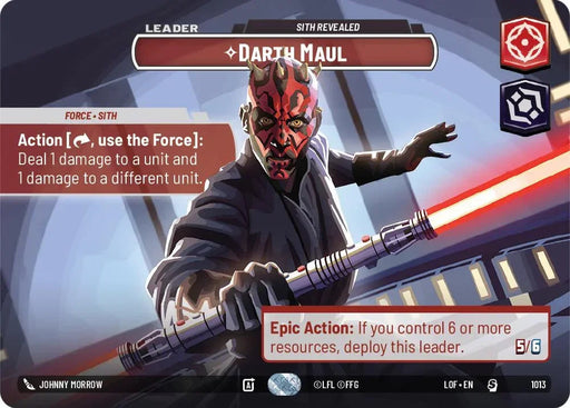 Darth Maul (1013) - Sith Revealed (Showcase) (1013) [Legends of the Force] - for just $46.20! 
