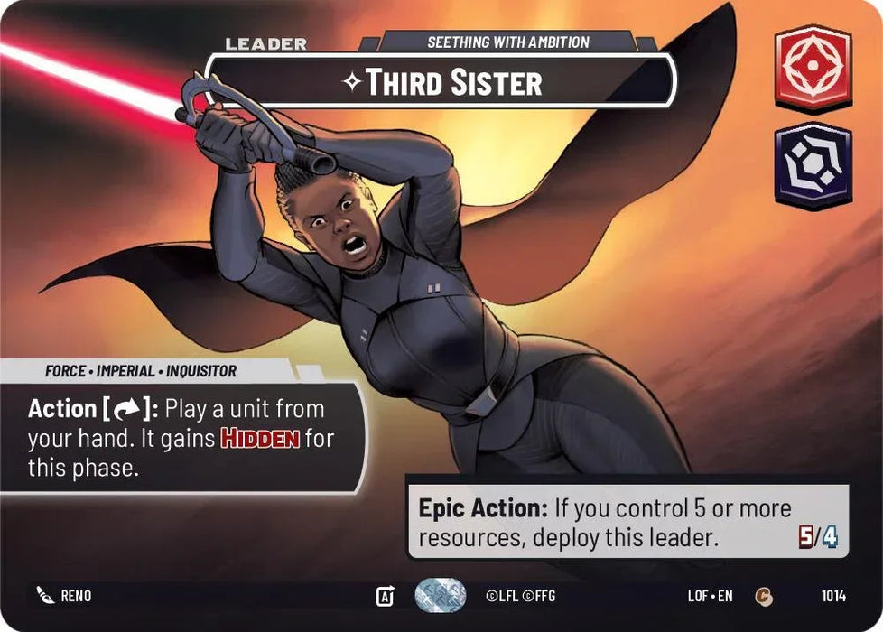 Third Sister (1014) - Seething With Ambition (Showcase) (1014) [Legends of the Force] - for just $13.40! 