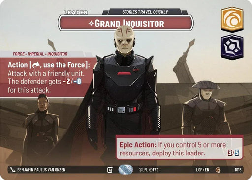 Grand Inquisitor (1018) - Stories Travel Quickly (Showcase) (1018) [Legends of the Force] - for just $9.75! 