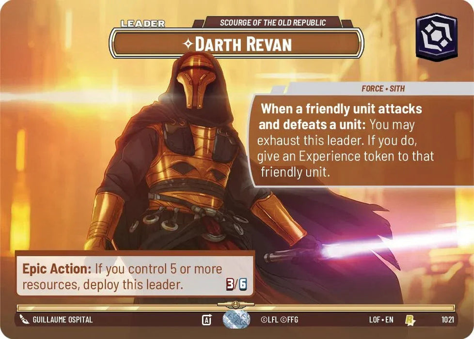 Darth Revan (1021) - Scourge of the Old Republic (Showcase) (1021) [Legends of the Force] - for just $90.20! 