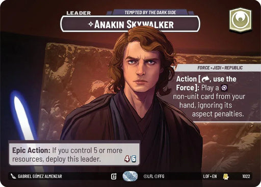Anakin Skywalker (1022) - Tempted by the Dark Side (Showcase) (1022) [Legends of the Force] - for just $21.40! 