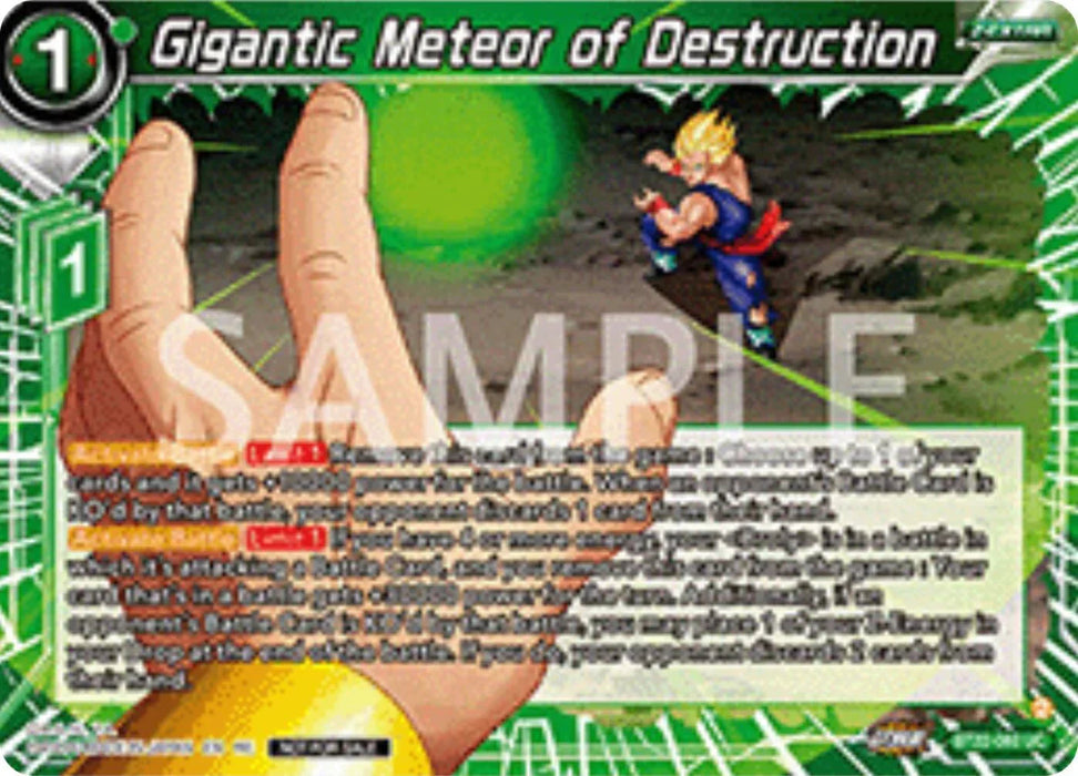 Gigantic Meteor of Destruction (Deluxe Pack 2025 Vol.2) (BT22-060) [Promotion Cards] - for just $0.10! 
