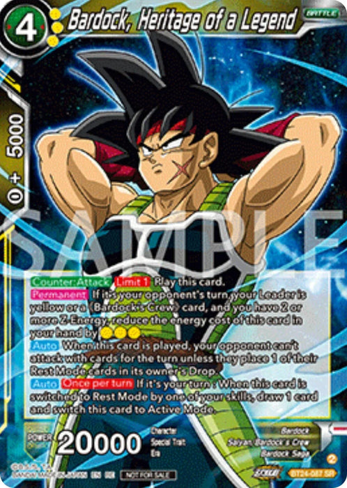 Bardock, Heritage of a Legend (Deluxe Pack 2025 Vol.2) (BT24-087) [Promotion Cards] - for just $1.60! 