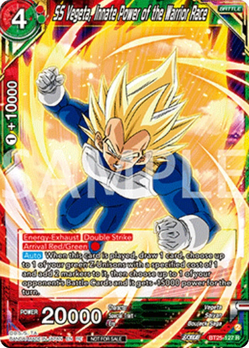 SS Vegeta, Innate Power of the Warrior Race (Deluxe Pack 2025 Vol.2) (BT25-127) [Promotion Cards] - for just $0.10! 