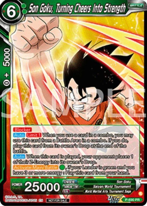 Son Goku, Turning Cheers Into Strength (Deluxe Pack 2025 Vol.2) (P-690) [Promotion Cards] - for just $3.60! 