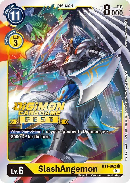 SlashAngemon [BT1-062] (Digimon Card Game Fest 2022) [Release Special Booster Promos] - Just $0.10! Shop now at Retro Gaming of Denver