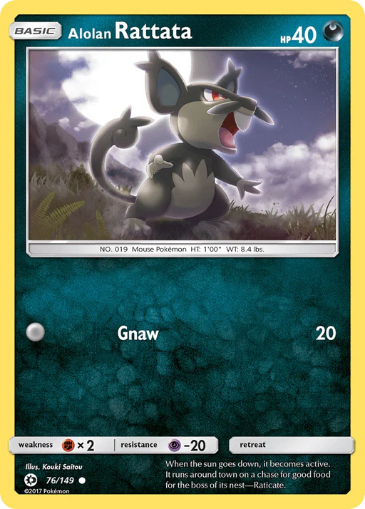 Alolan Rattata (76/149) [Sun & Moon: Base Set] - for just $0.10! 