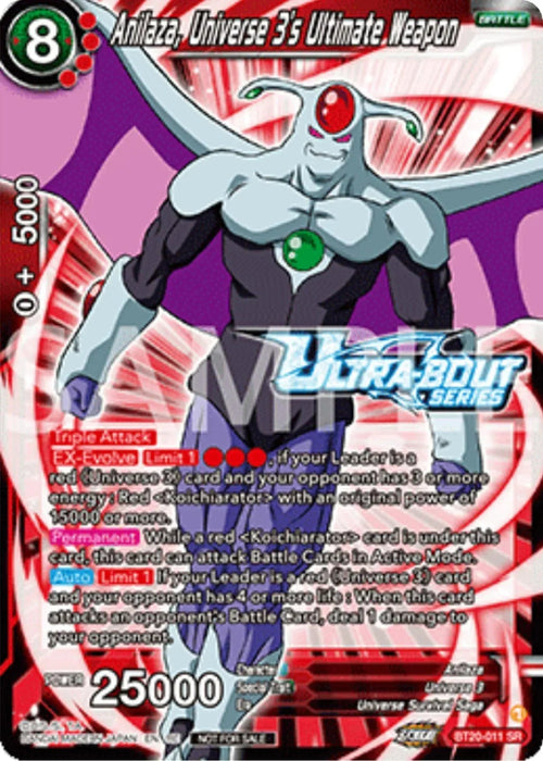 Anilaza, Universe 3's Ultimate Weapon (Event Pack 17) (BT20-011) [Promotion Cards] - for just $0.25! 