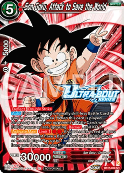 Son Goku, Attack to Save the World (Event Pack 17) (BT25-009) [Promotion Cards] - for just $0.75! 