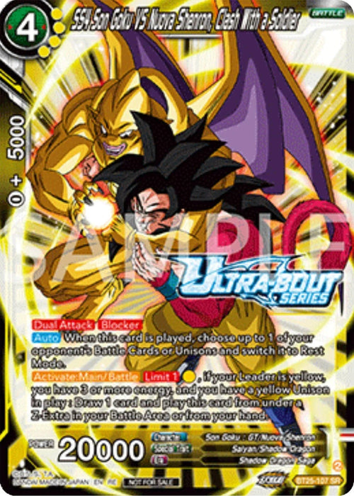 SS4 Son Goku Vs Nuova Shenron, Clash With a Soldier (Event Pack 17) (BT25-107) [Promotion Cards] - for just $1.15! 