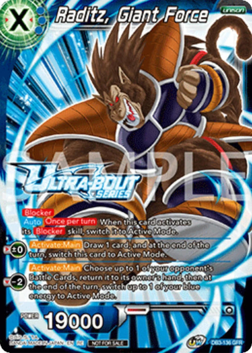 Raditz, Giant Force (Event Pack 17) (DB3-136) [Promotion Cards] - for just $0.30! 