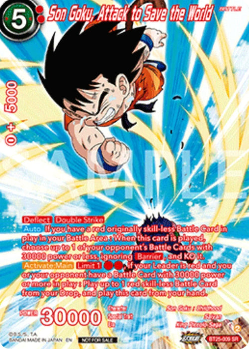 Son Goku, Attack to Save the World (Premium Alt-Art Set 2025 Vol.2) (BT25-009) [Promotion Cards] - for just $2.85! 