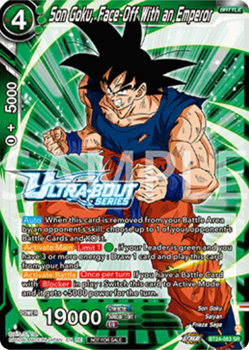 Son Goku, Face-Off With an Emperor (Event Pack 17) (BT24-063) [Promotion Cards] - for just $0.90! 