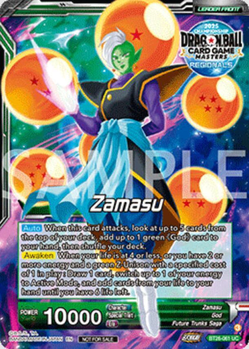 Zamasu // Fused Zamasu, Insanity From Justice (Championship Golden Card 2025 Vol.2) (BT26-061) [Promotion Cards] - for just $0.10! 