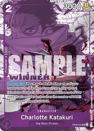 Charlotte Katakuri (Winner Pack 2025 Vol. 3) (OP08-062) - One Piece Promotion Cards Foil - for just $4.63! 