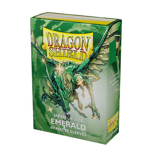 Dragon Shield: Japanese Size 60ct Sleeves - Emerald (Matte) - Just $5.95! Shop now at Retro Gaming of Denver