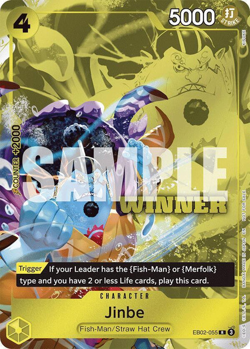 Jinbe (Winner Pack 2025 Vol. 3) [One Piece Promotion Cards] - for just $1.95! 