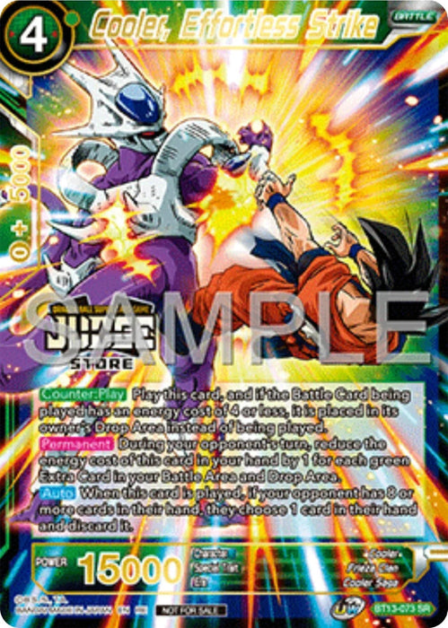 Cooler, Effortless Strike (Judge Pack Vol.17) (Store) (BT13-073) [Tournament Promotion Cards] - for just $0.30! 