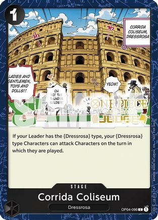 Corrida Coliseum (Judge Pack Vol. 6) (OP04-096) - One Piece Promotion Cards Foil - for just $0.33! 