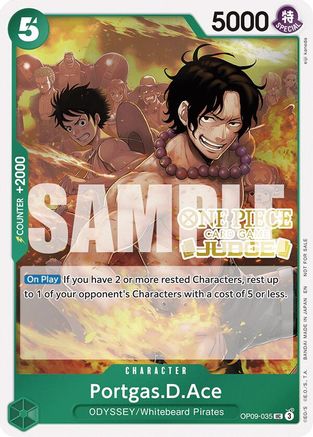 Portgas.D.Ace (Judge Pack Vol. 6) (OP09-035) - One Piece Promotion Cards Foil - for just $1.85! 