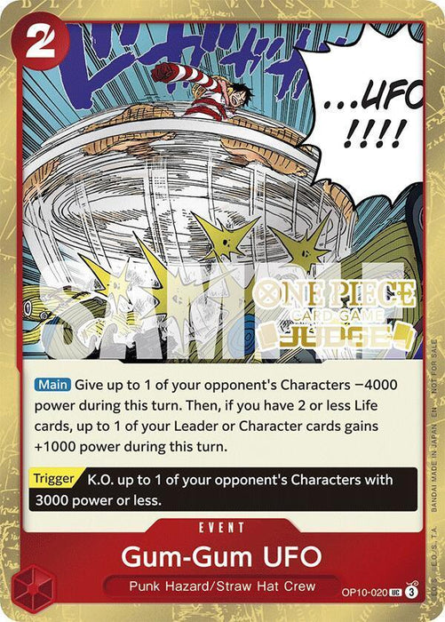 Gum-Gum UFO (Judge Pack Vol. 6) [One Piece Promotion Cards] - for just $0.40! 