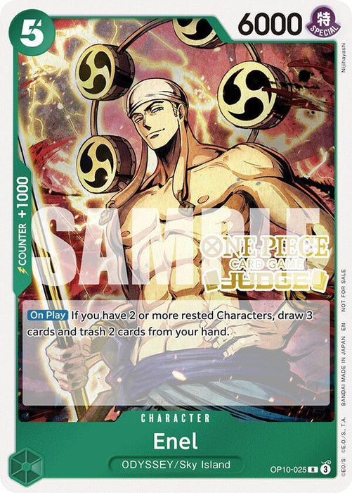 Enel (Judge Pack Vol. 6) [One Piece Promotion Cards] - for just $0.50! 