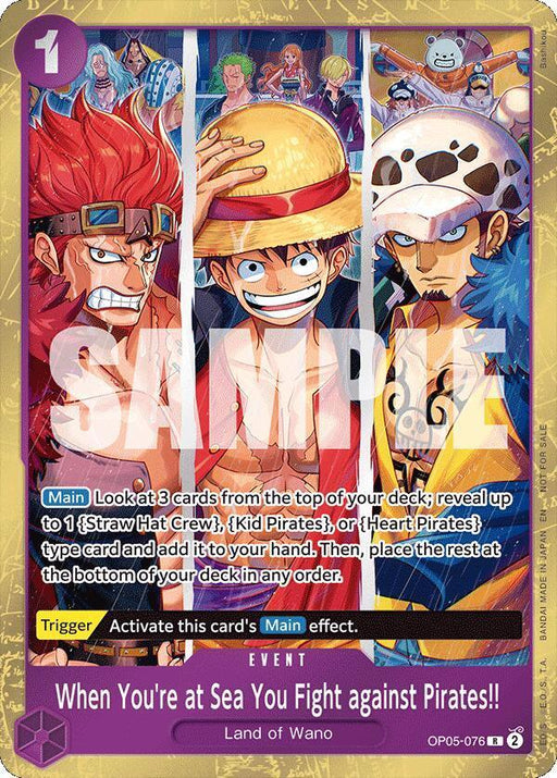 When You're at Sea You Fight against Pirates!! (2025 Pirates League Store Qualifier) [Winner] [One Piece Promotion Cards] - for just $400! 