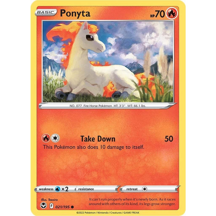 Ponyta (021/195) [Sword & Shield: Silver Tempest] - Just $0.03! Shop now at Retro Gaming of Denver