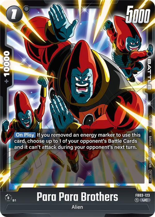 Para Para Brothers (Limited Pack 02) [Fusion World Tournament Cards] - for just $1.45! 