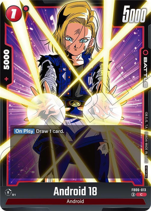 Android 18 (Limited Pack 02) [Fusion World Tournament Cards] - for just $0.75! 