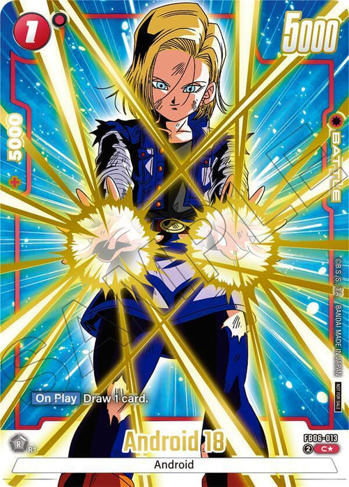 Android 18 (Limited Pack 02) (Alternate Art) [Fusion World Tournament Cards] - for just $9.15! 