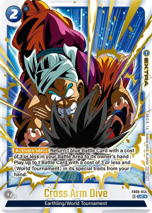 Cross Arm Dive (Limited Pack 02) (Alternate Art) [Fusion World Tournament Cards] - for just $2.60! 