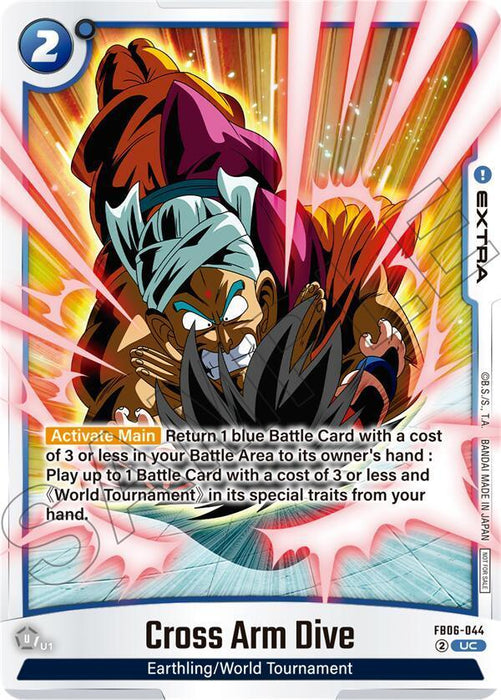Cross Arm Dive (Limited Pack 02) [Fusion World Tournament Cards] - for just $0.50! 