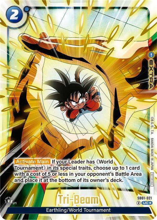Tri-Beam (Limited Pack 02) (Alternate Art) [Fusion World Tournament Cards] - for just $5.50! 