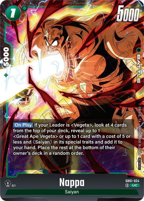 Nappa (Limited Pack 02) [Fusion World Tournament Cards] - for just $0.30! 