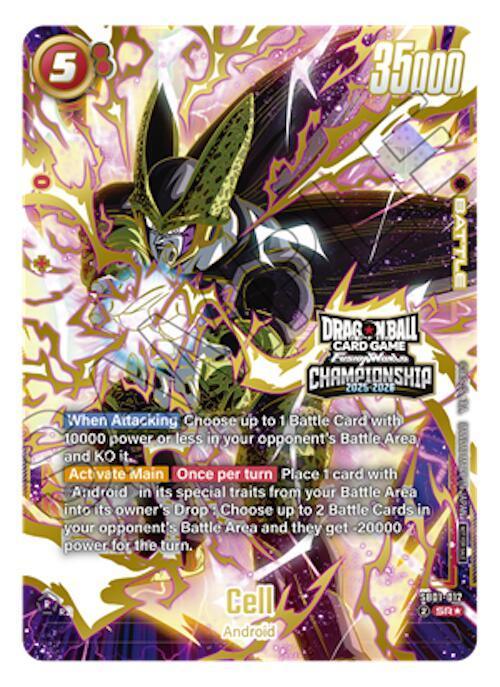 Cell (Championship 2025-2026) [Fusion World Tournament Cards] - for just $47.35! 